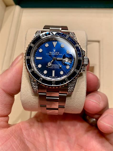 rolex submariner blue hong kong